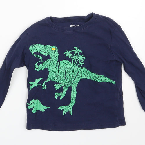 Preworn Boys Blue   Basic T-Shirt Size 4 Years