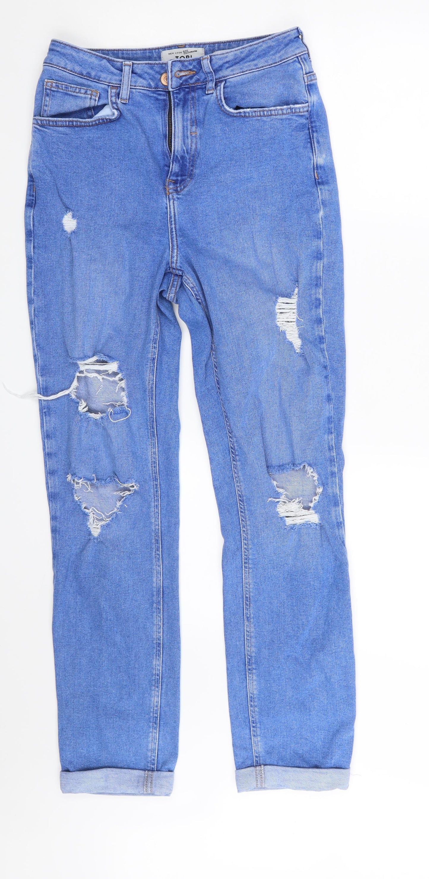 New Look Girls Blue  Denim Straight Jeans Size 15 Years