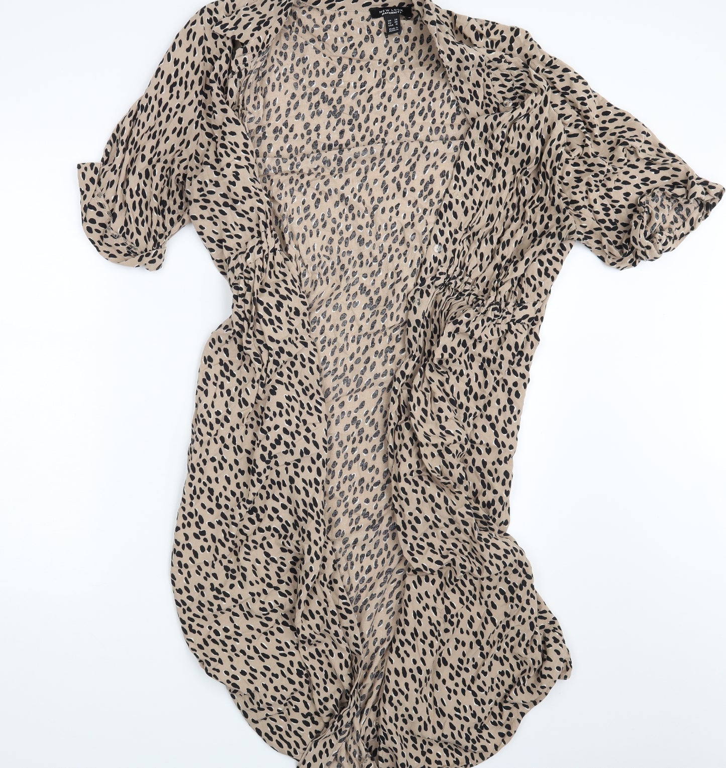 New Look Womens Beige Polka Dot  Maxi  Size 20