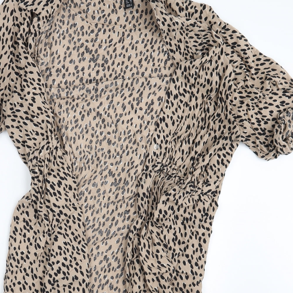 New Look Womens Beige Polka Dot  Maxi  Size 20