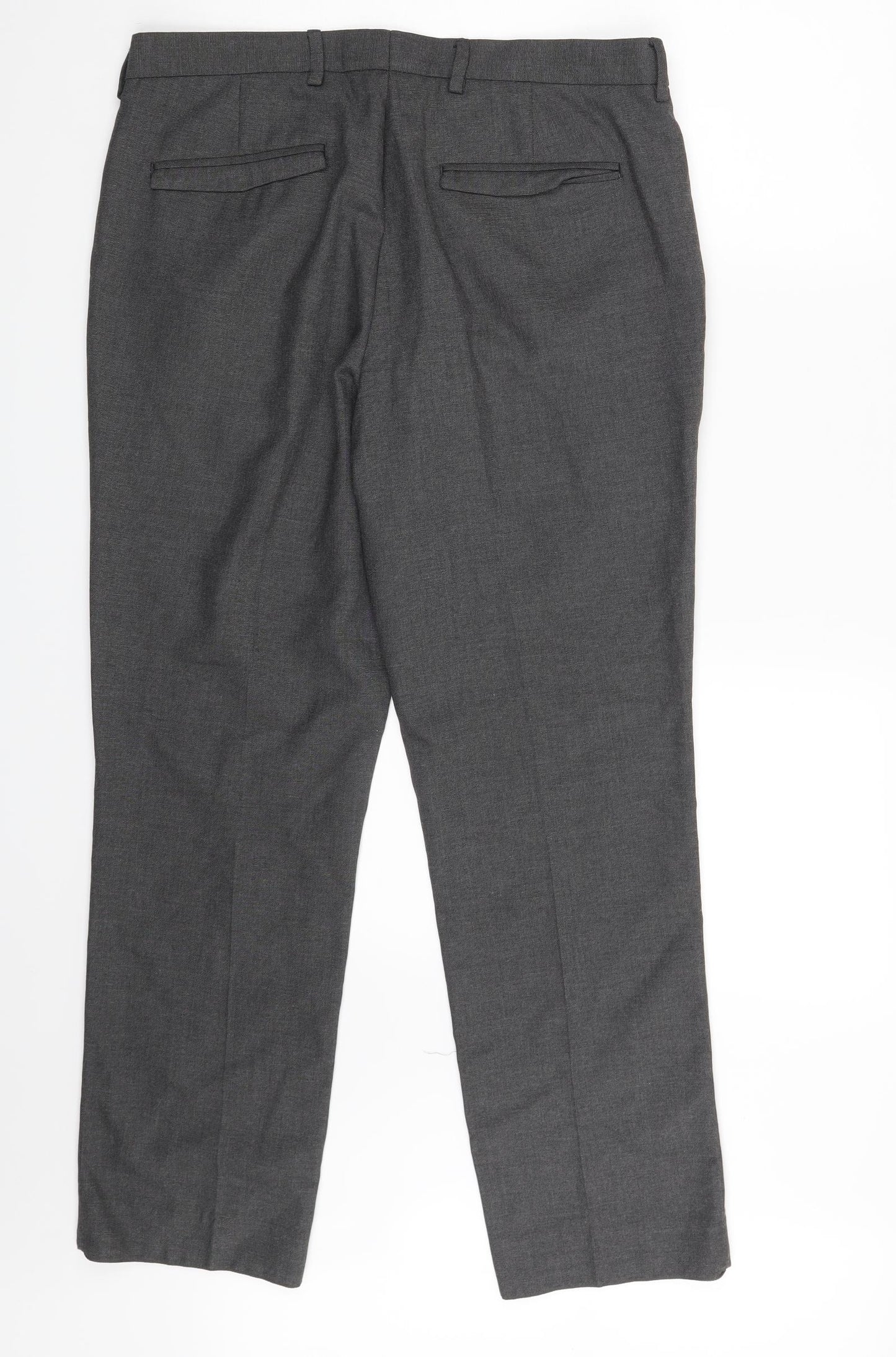 Matalan Mens Grey   Trousers  Size 34 in L29 in
