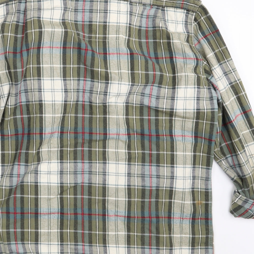 Superdry Mens Multicoloured Check   Button-Up Size L
