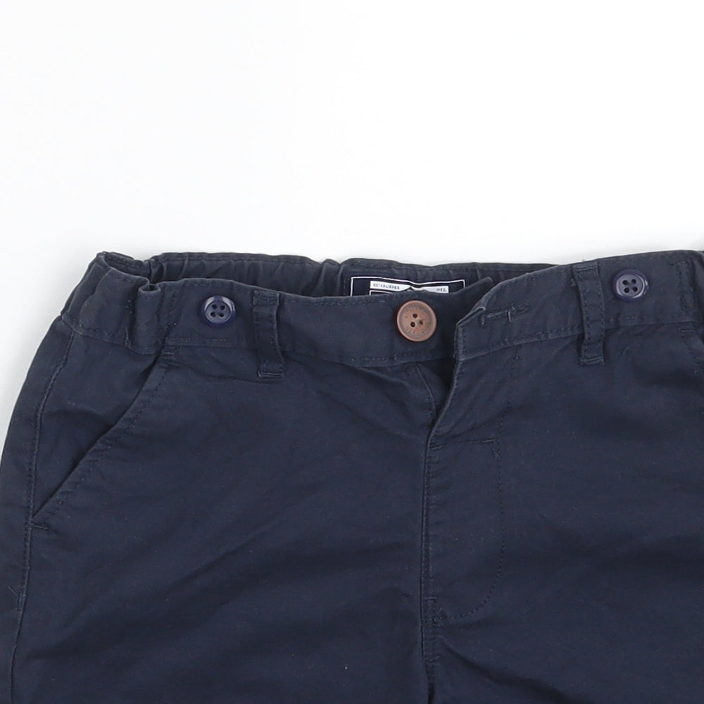 NEXT Boys Blue   Chino Shorts Size 6-7 Years - Waist 22in
