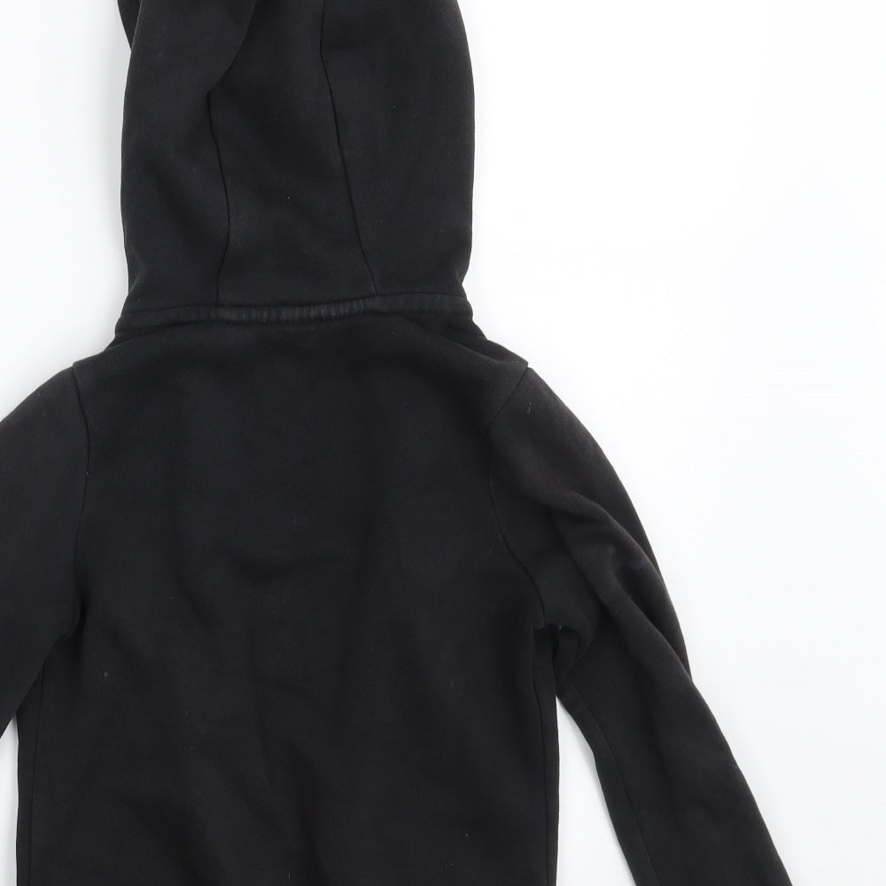 Adidas  Boys Black   Full Zip Hoodie Size 7-8 Years