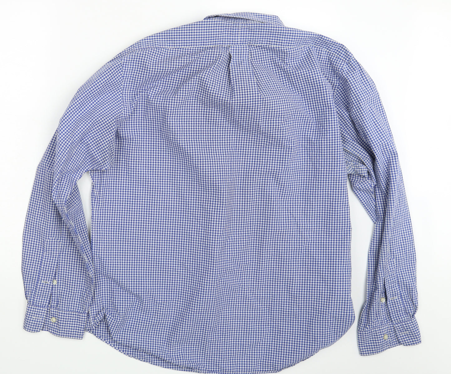 Polo by Ralph Lauren Mens Blue Striped   Button-Up Size XL