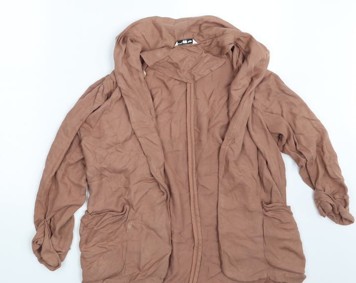 New Look Womens Brown   Cardigan Jumper Size 14