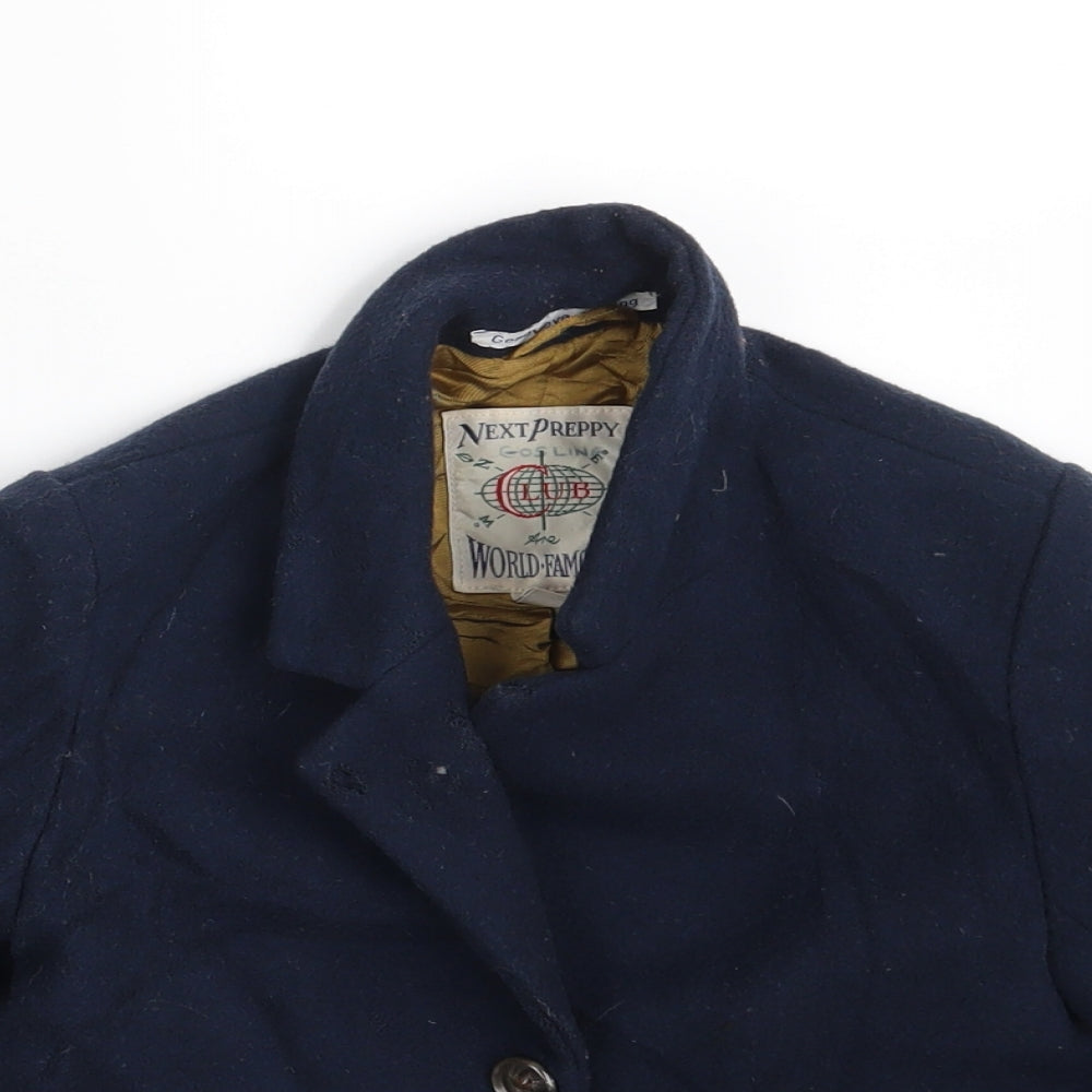 Next Preppy Club Boys Blue   Jacket Blazer Size 3-4 Years