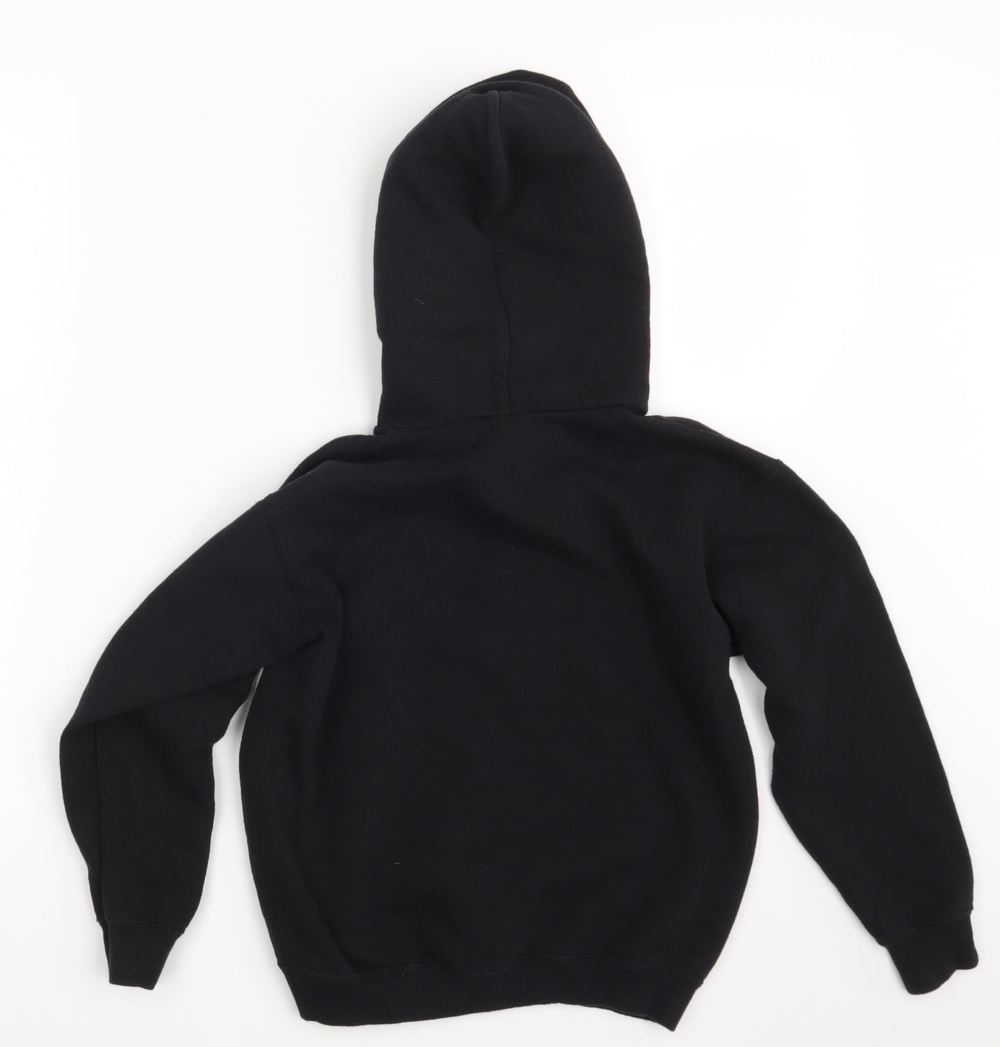 Fruit of the Loom Girls Black   Pullover Hoodie Size 9-10 Years