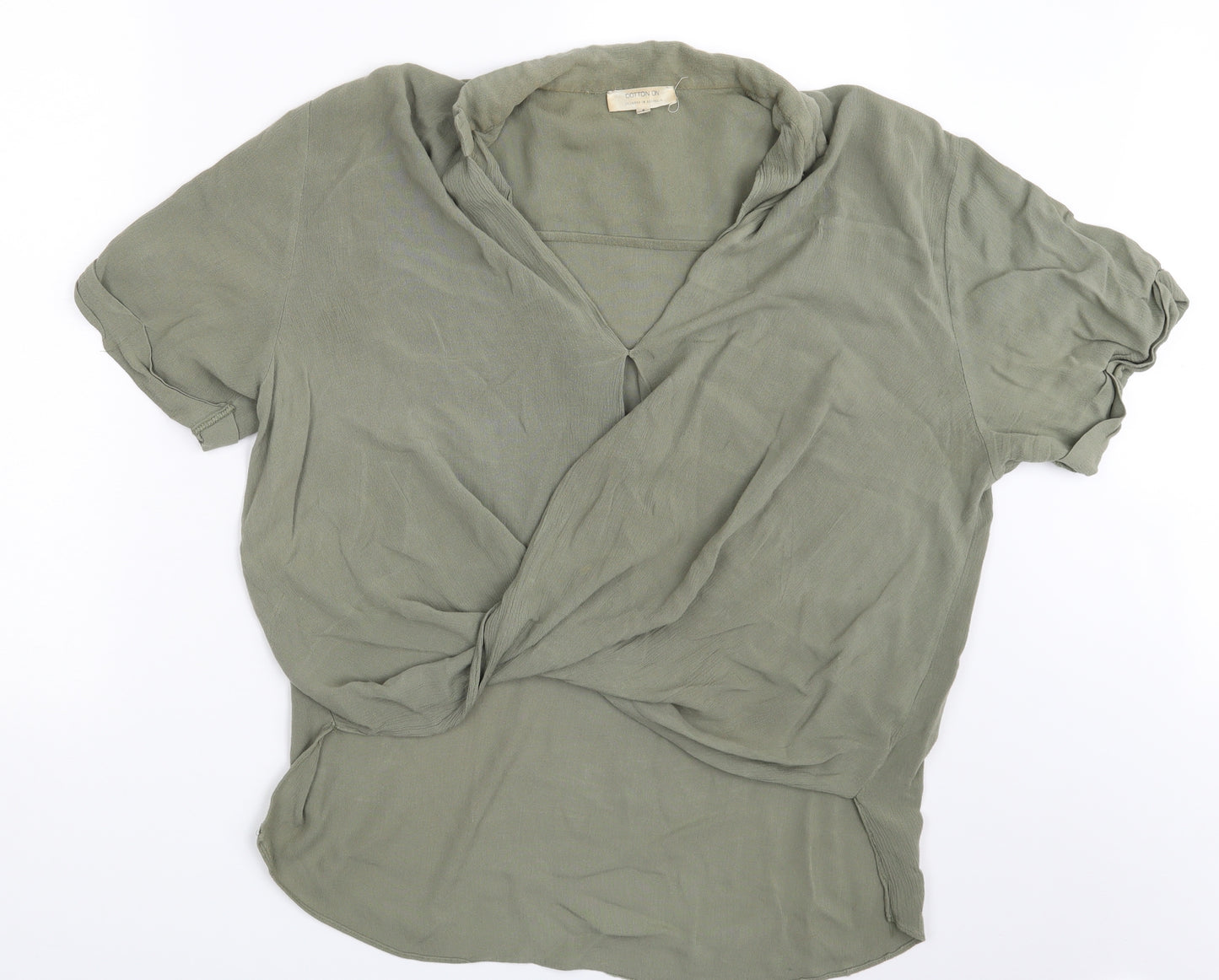 Cotton On Womens Green   Basic Blouse Size S