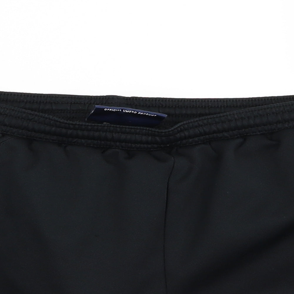 Umbro Boys Black   Sweat Shorts Size L