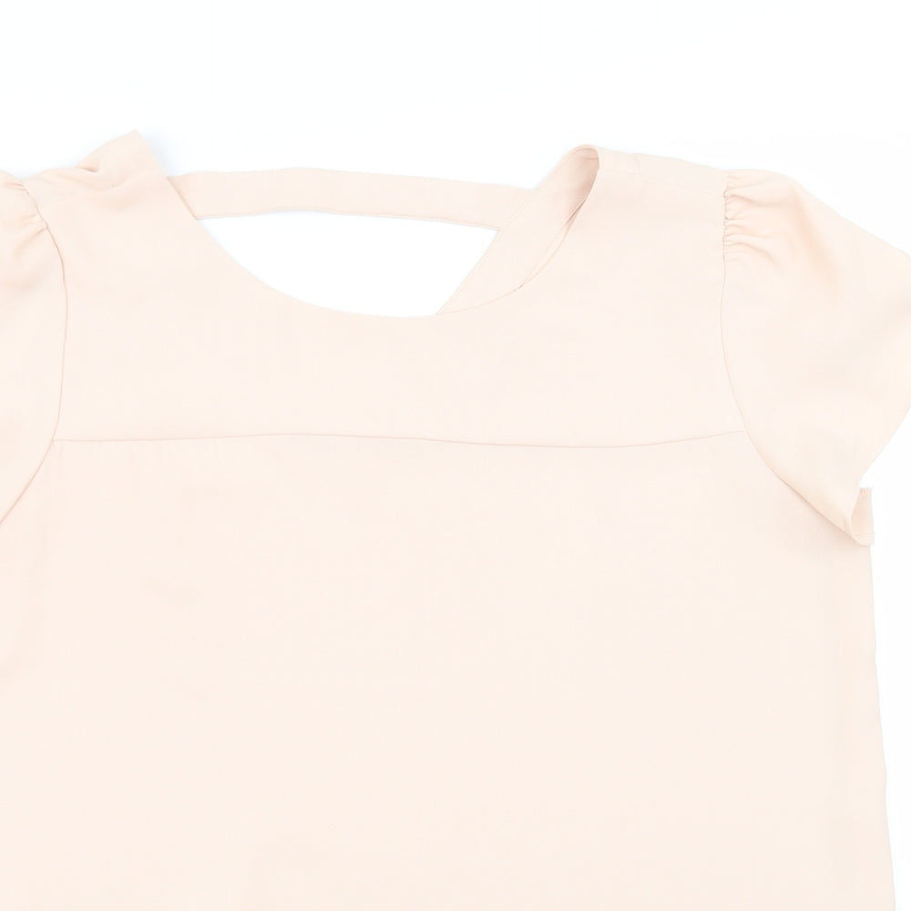 LOFT Womens Pink   Basic Blouse Size M