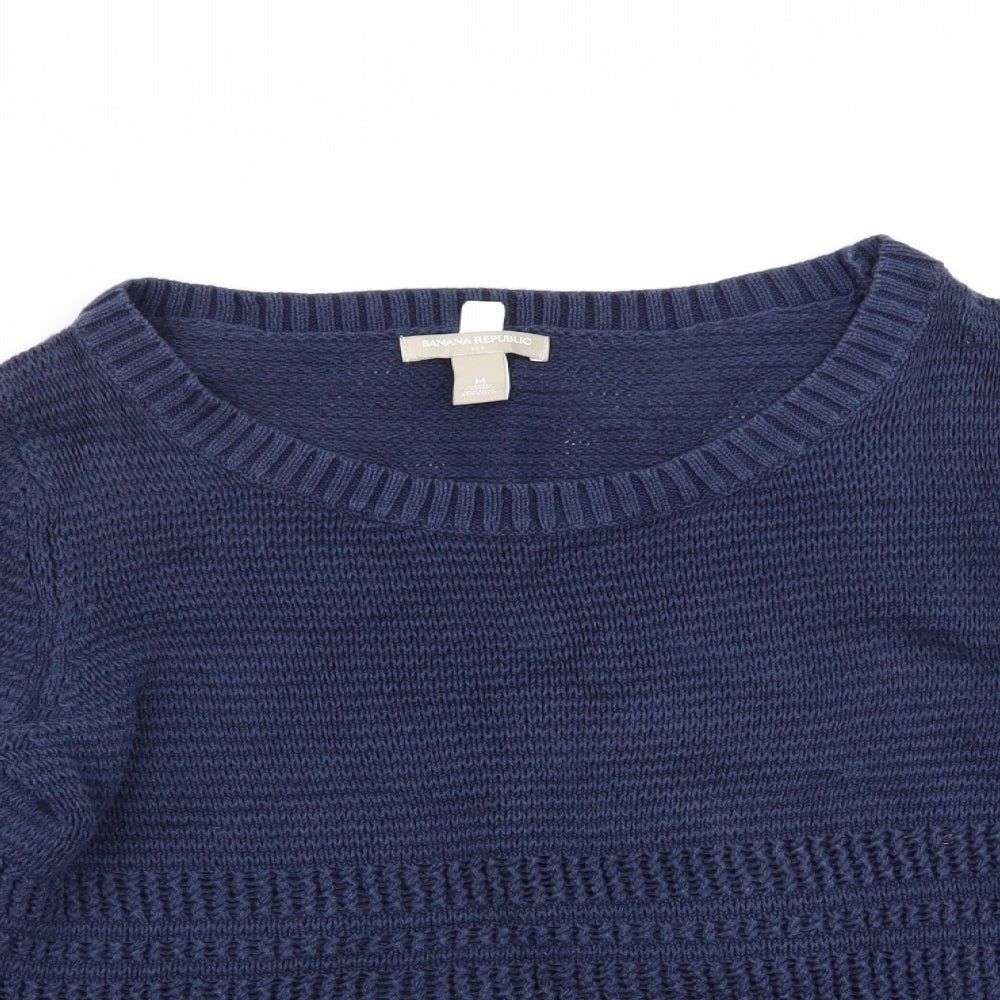 Banana Republic Womens Blue   Pullover Jumper Size M