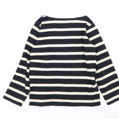 pacia mania Boys Multicoloured Striped  Basic T-Shirt Size M