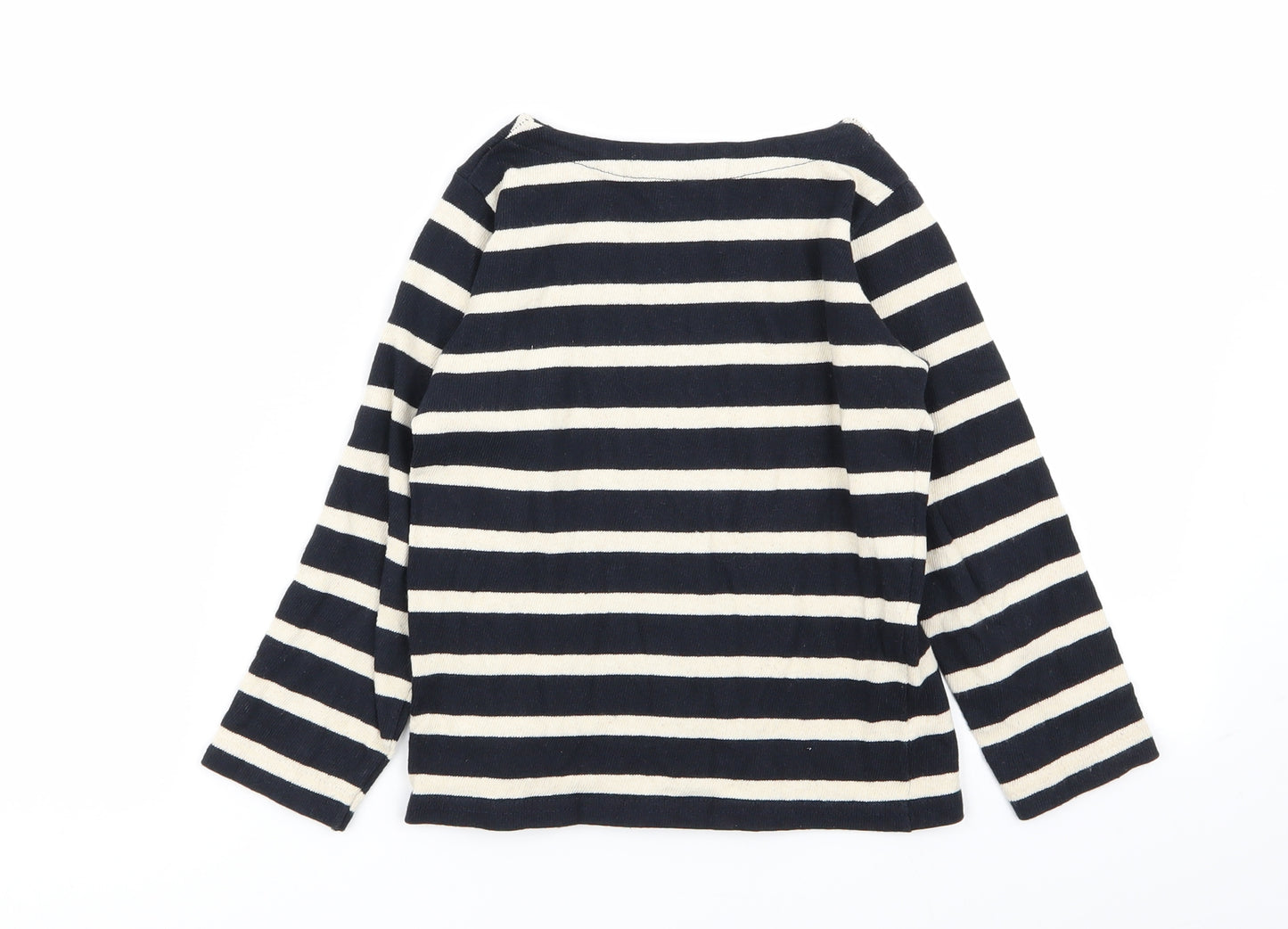 pacia mania Boys Multicoloured Striped  Basic T-Shirt Size M