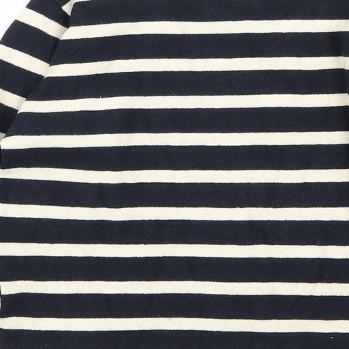 pacia mania Boys Multicoloured Striped  Basic T-Shirt Size M
