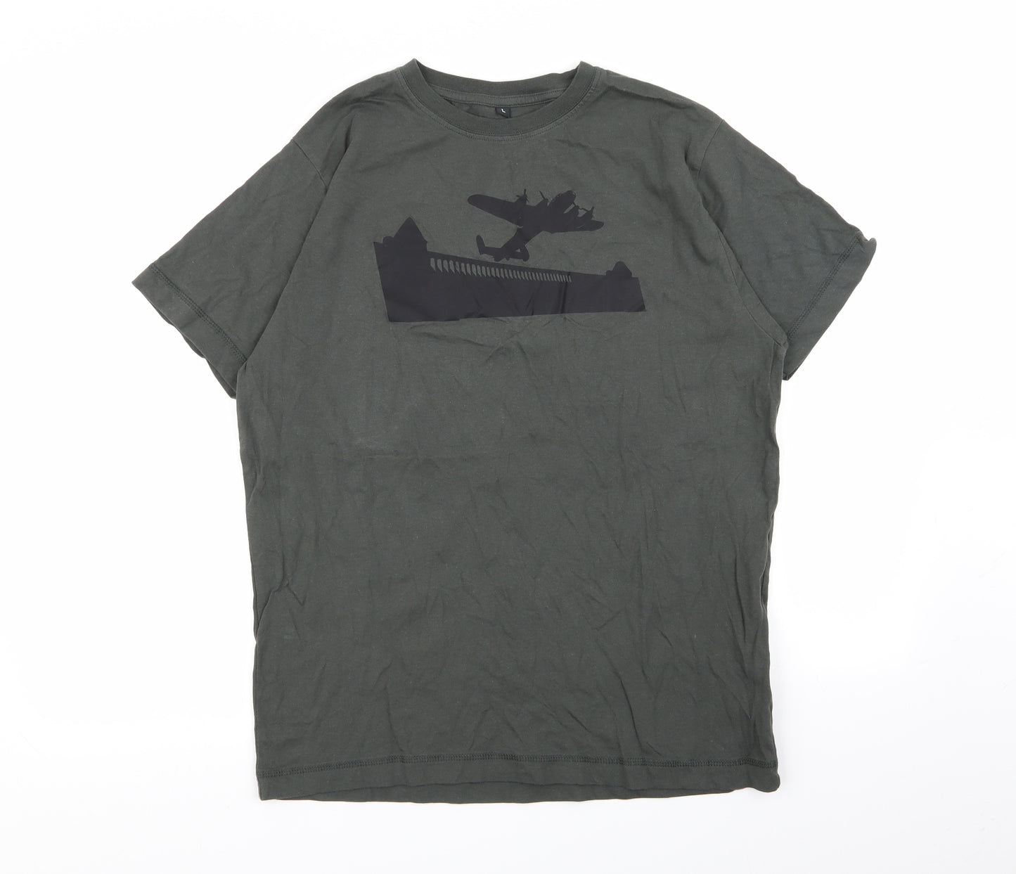 Continental Mens Green    T-Shirt Size L