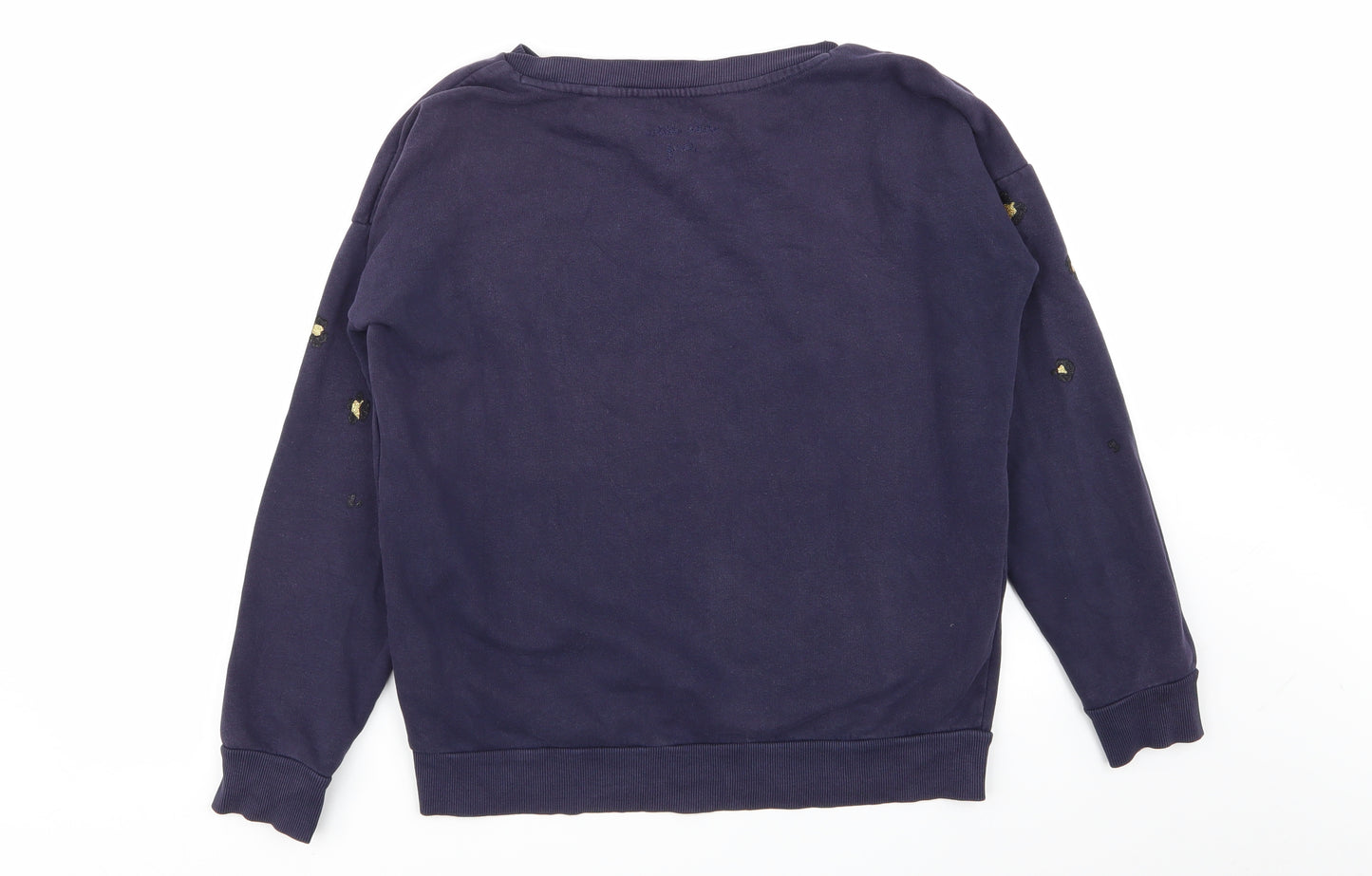 NEXT Womens Blue Geometric  Pullover Jumper Size S