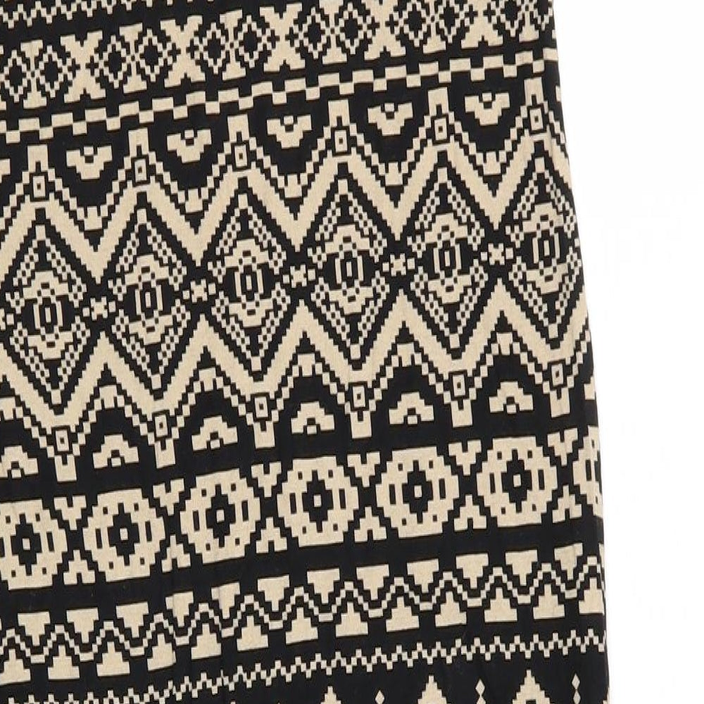 graffic Womens Multicoloured Geometric  A-Line  Size M