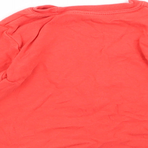 Asda George Boys Red   Basic T-Shirt Size 9-12 Months