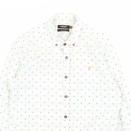 fara Mens Multicoloured Striped   Button-Up Size M
