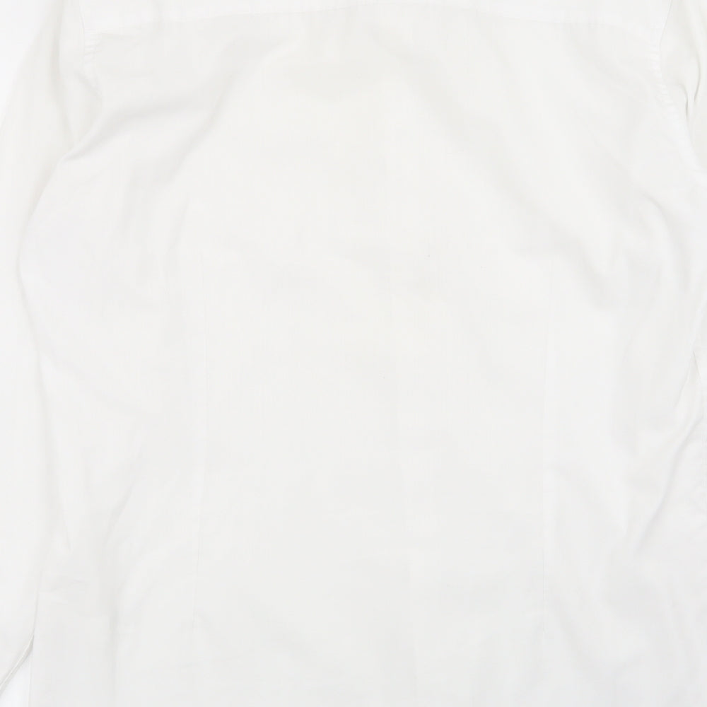 Taylor & Wright Mens White    Dress Shirt Size 15.5