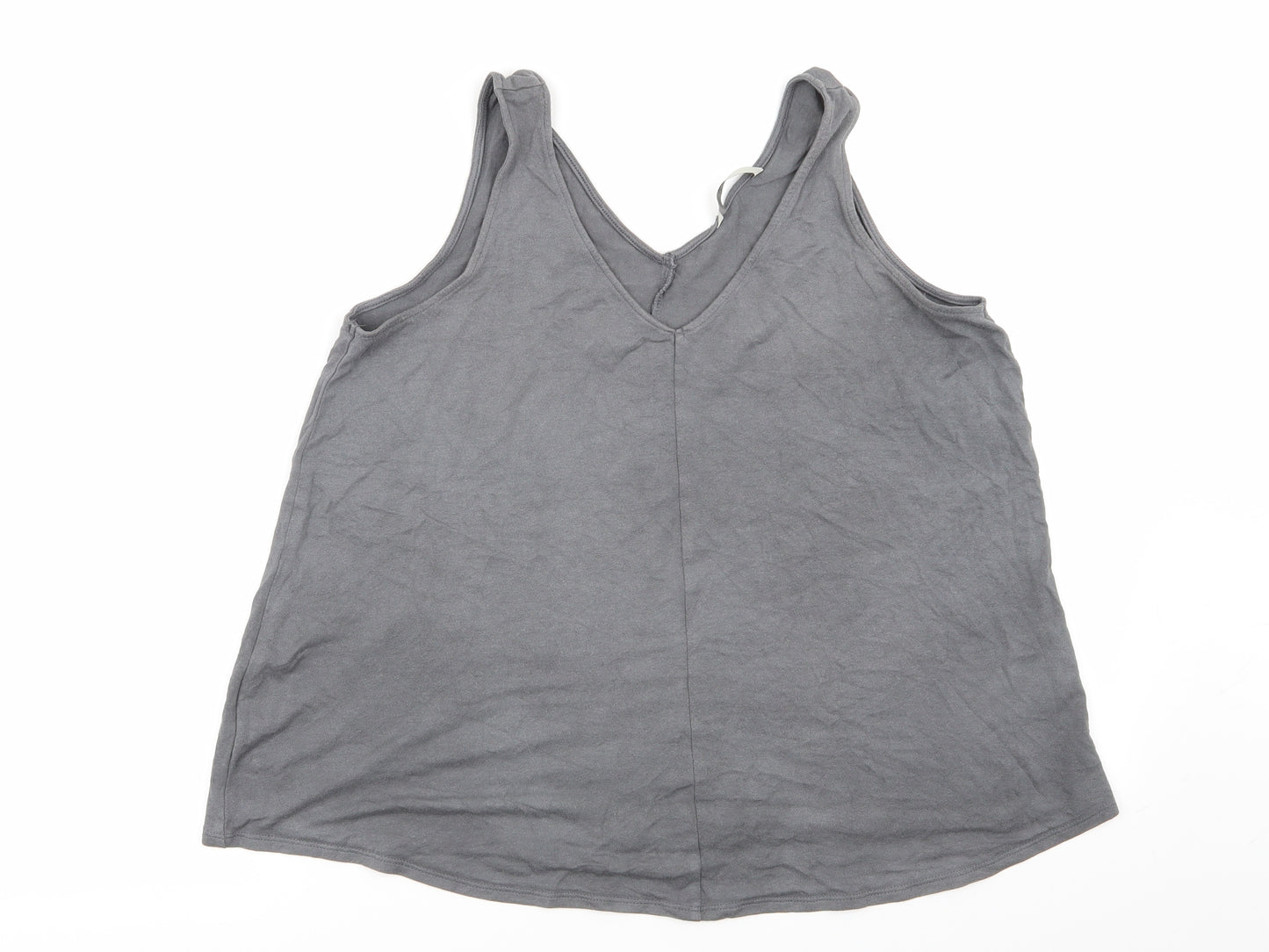 Asda George Womens Grey   Basic Tank Size 12