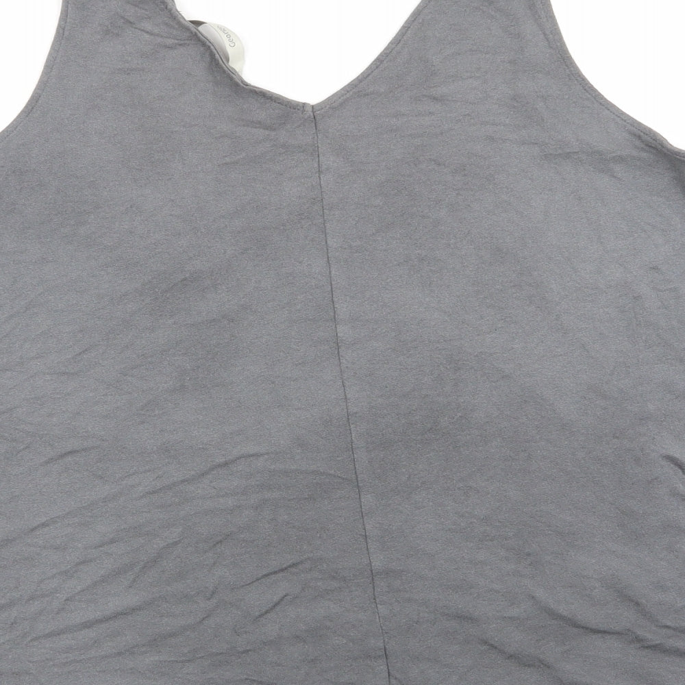 Asda George Womens Grey   Basic Tank Size 12