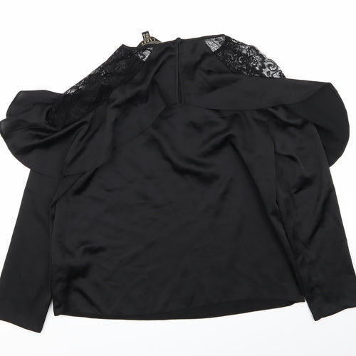 Lipsy London  Womens Black   Basic Blouse Size 12