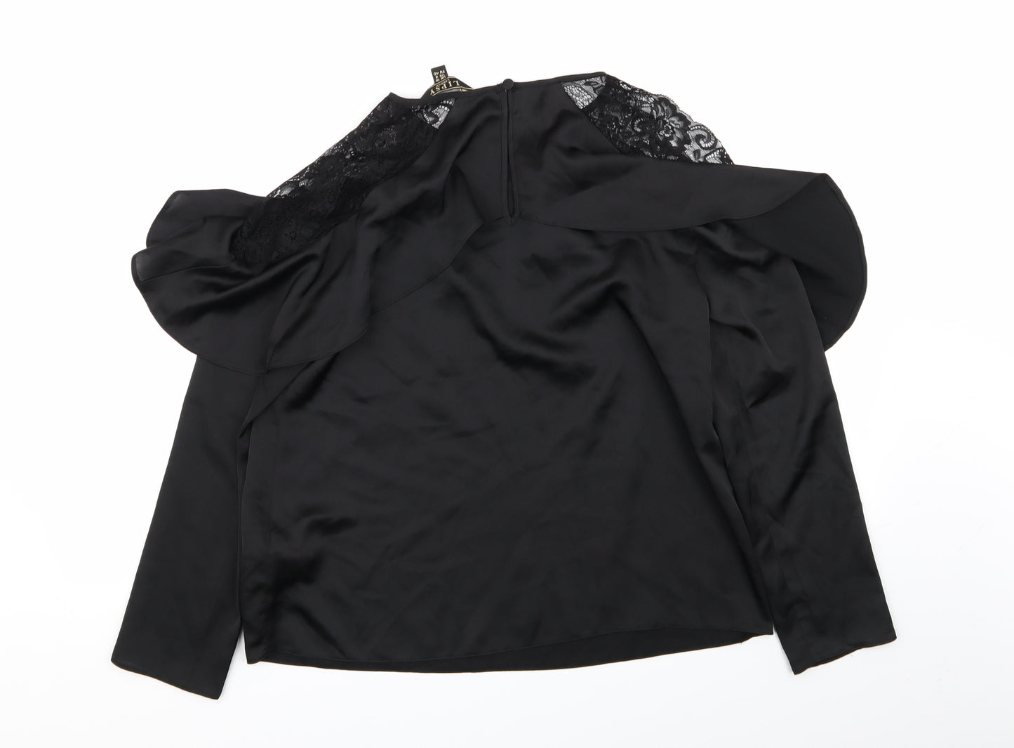 Lipsy London  Womens Black   Basic Blouse Size 12