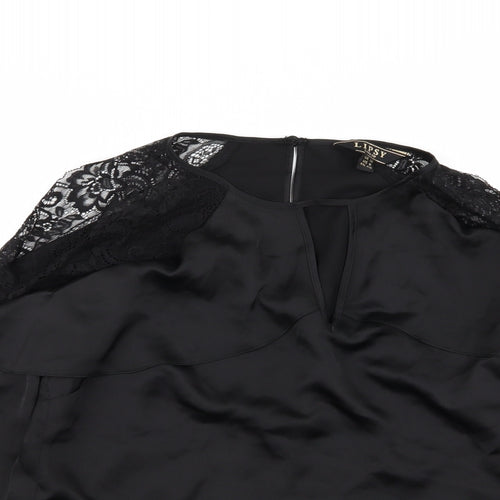 Lipsy London  Womens Black   Basic Blouse Size 12