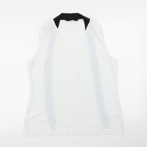 F&F Womens White   Basic Blouse Size 12