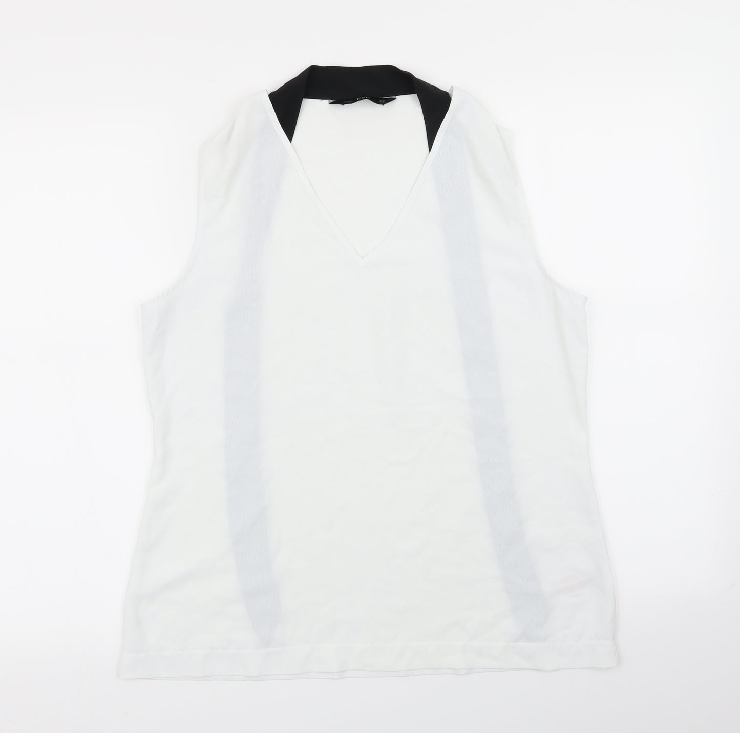 F&F Womens White   Basic Blouse Size 12