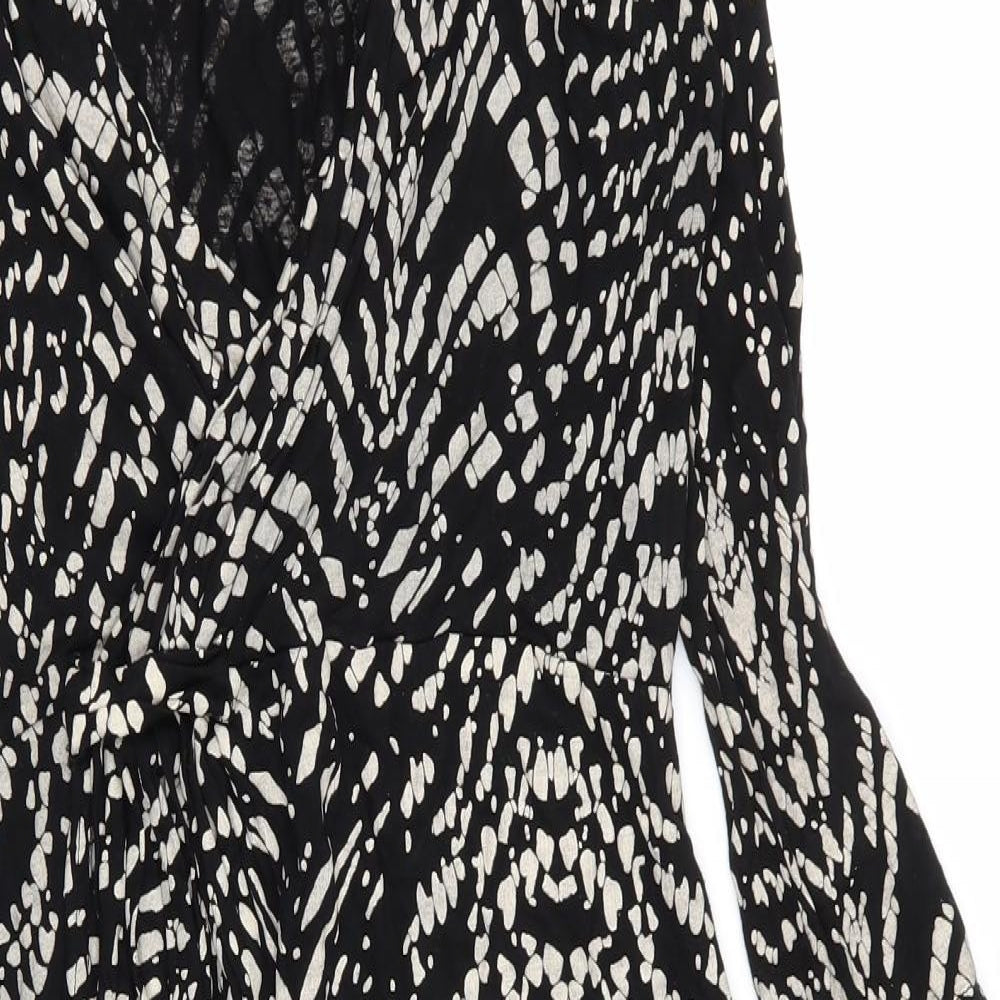 Krisp Womens Multicoloured Geometric  A-Line  Size 12