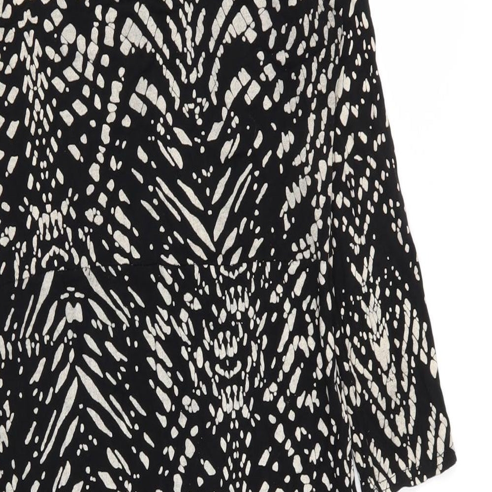 Krisp Womens Multicoloured Geometric  A-Line  Size 12