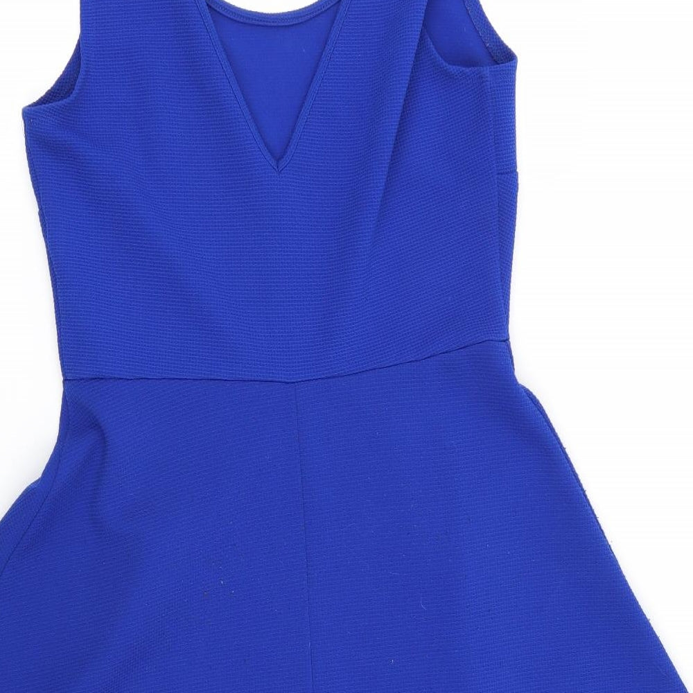 Dorothy Perkins Womens Blue   Fit & Flare  Size 12