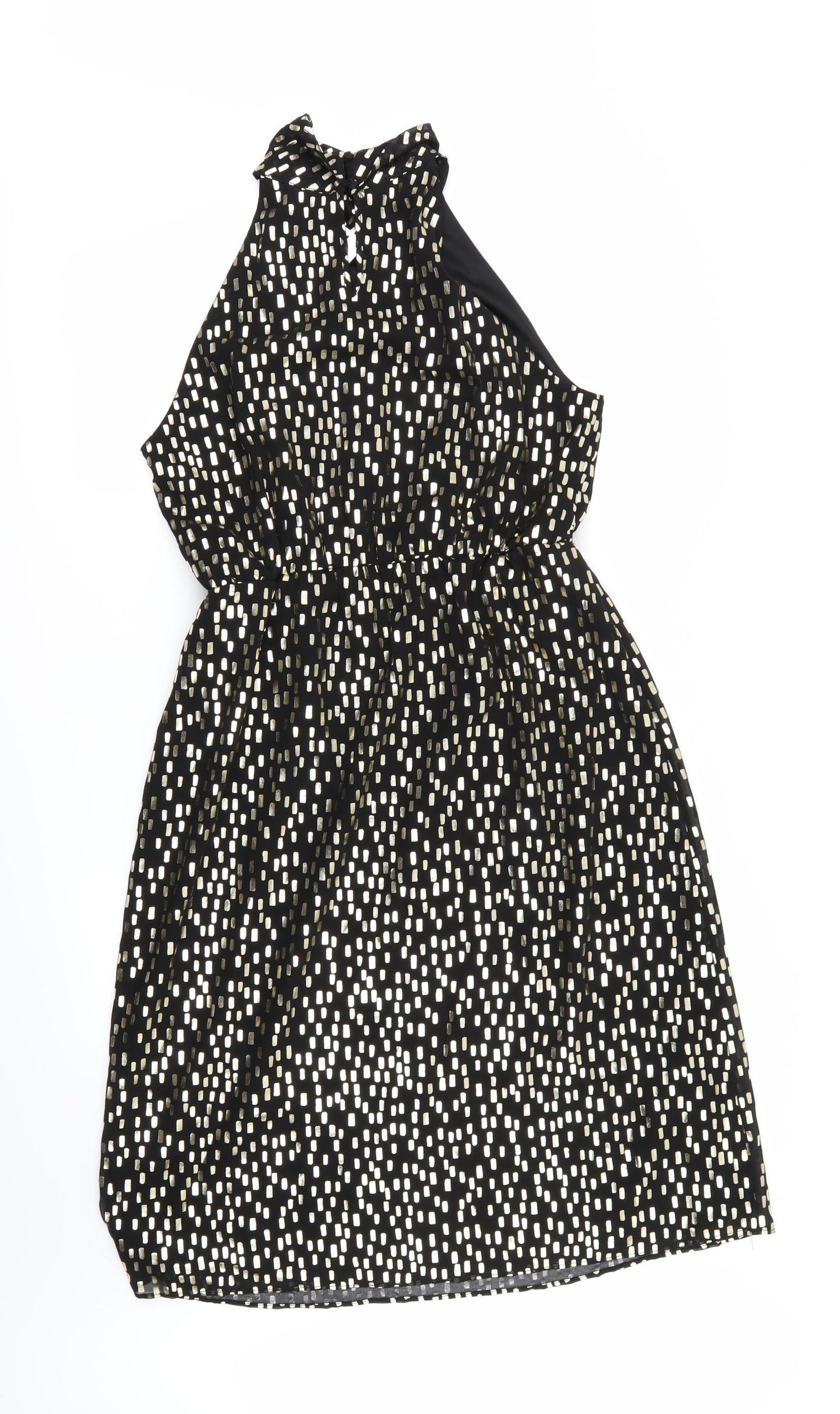 Dorothy Perkins Womens Multicoloured Geometric  Fit & Flare  Size 12