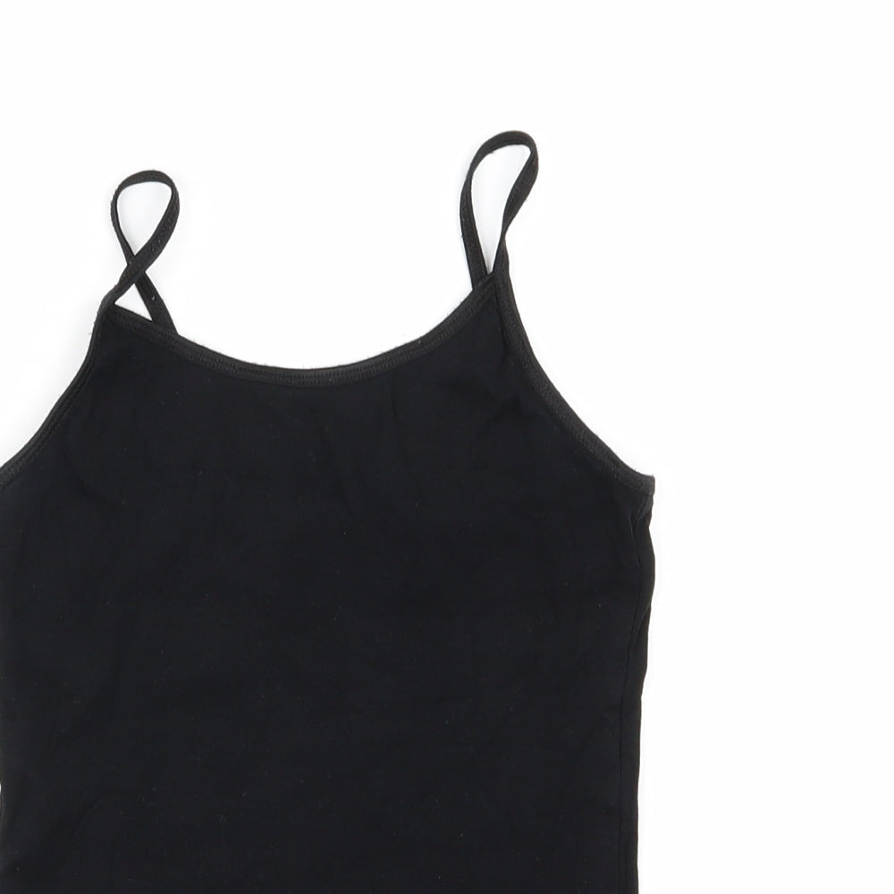 New Look Girls Black   Basic Tank Size 12-13 Years