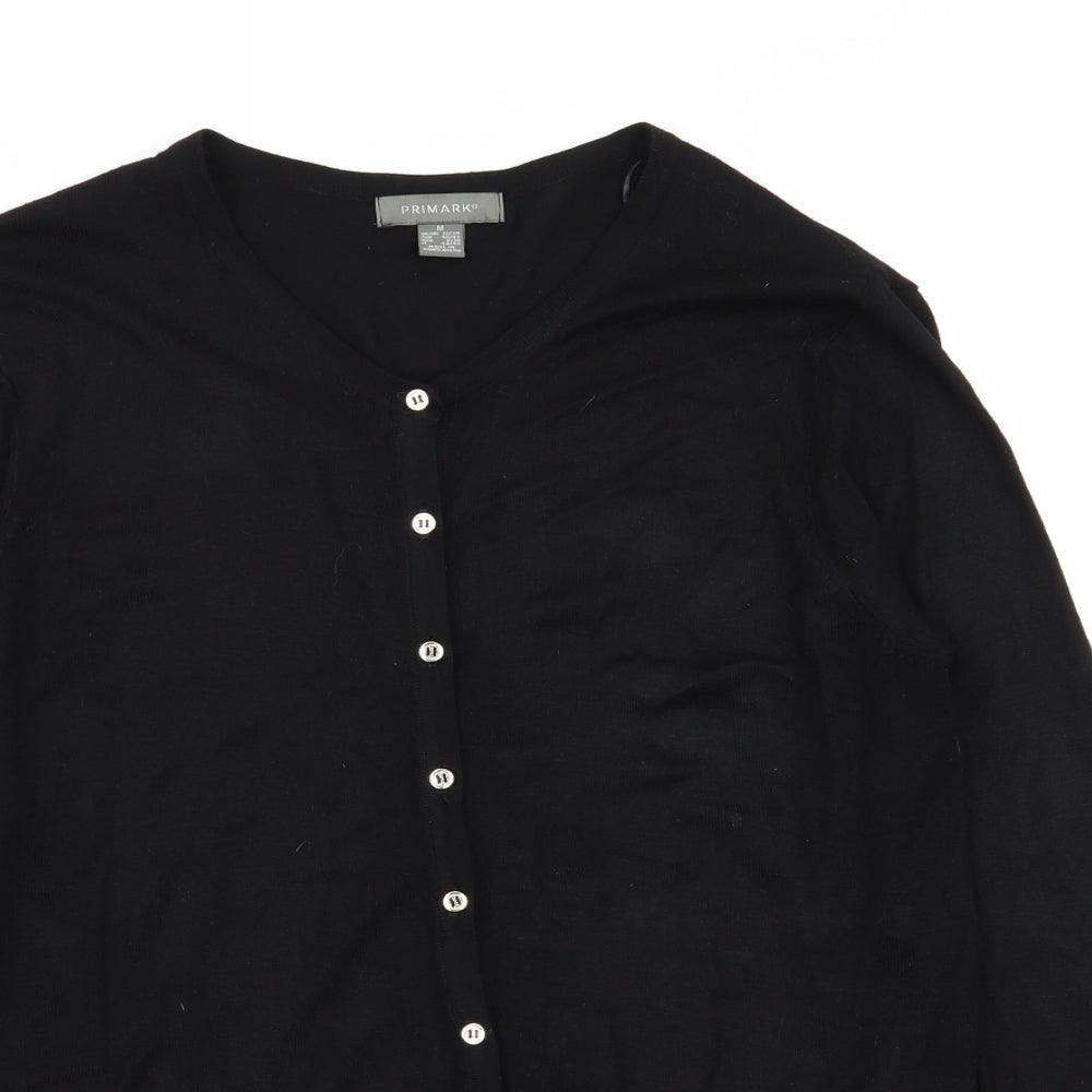 Primark Womens Black   Cardigan Jumper Size 12