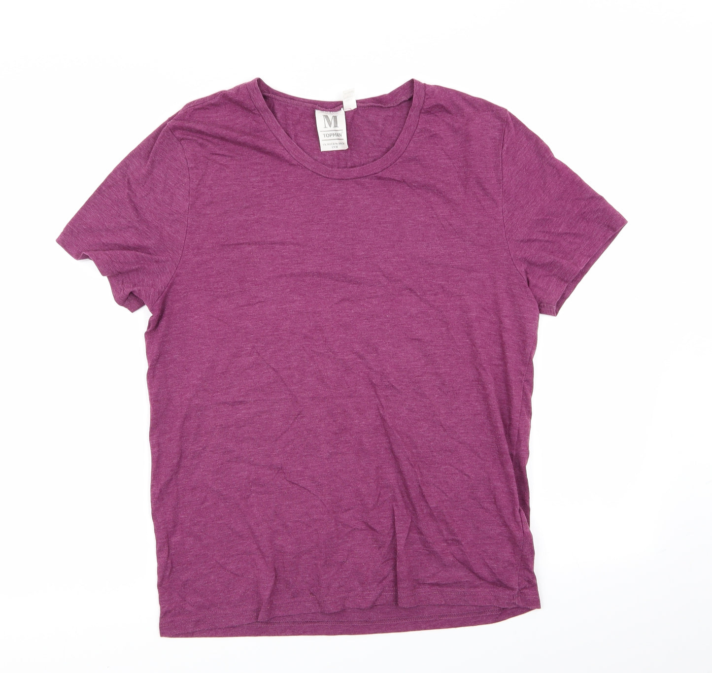 Topman Mens Purple    T-Shirt Size M