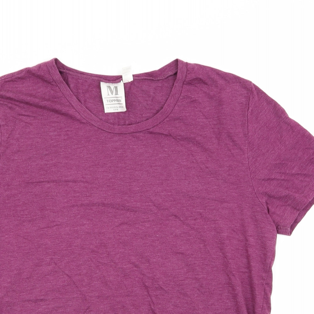 Topman Mens Purple    T-Shirt Size M