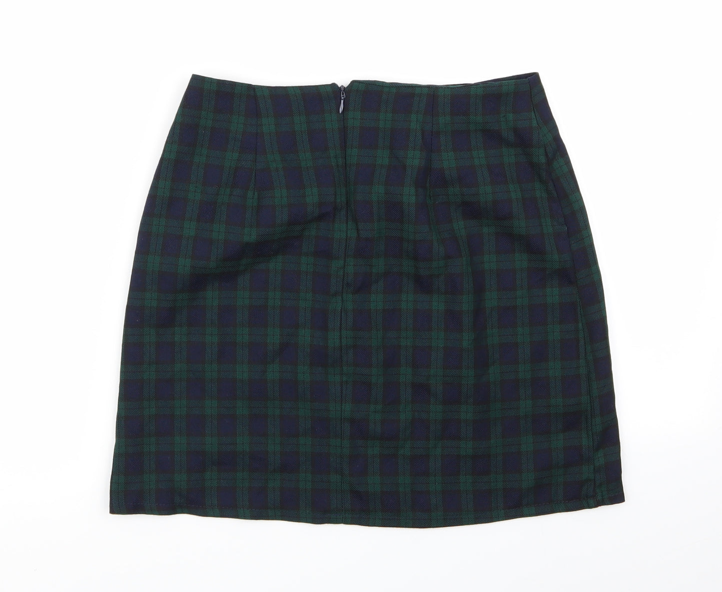 Nasty Gal Womens Multicoloured Check  Mini Skirt Size 8