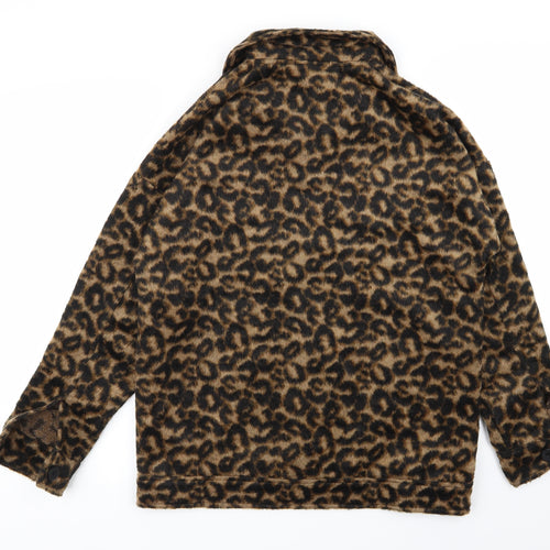 white icy Womens Multicoloured Animal Print  Jacket  Size S