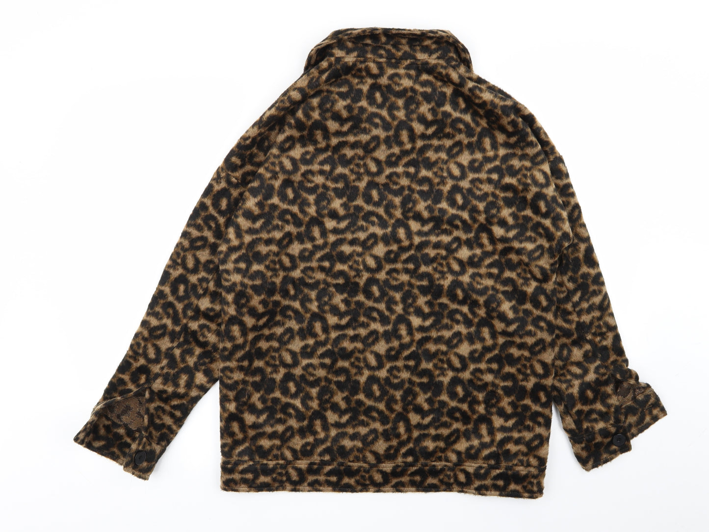 white icy Womens Multicoloured Animal Print  Jacket  Size S