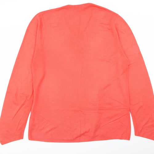 M&S Mens Red   Pullover Jumper Size XL