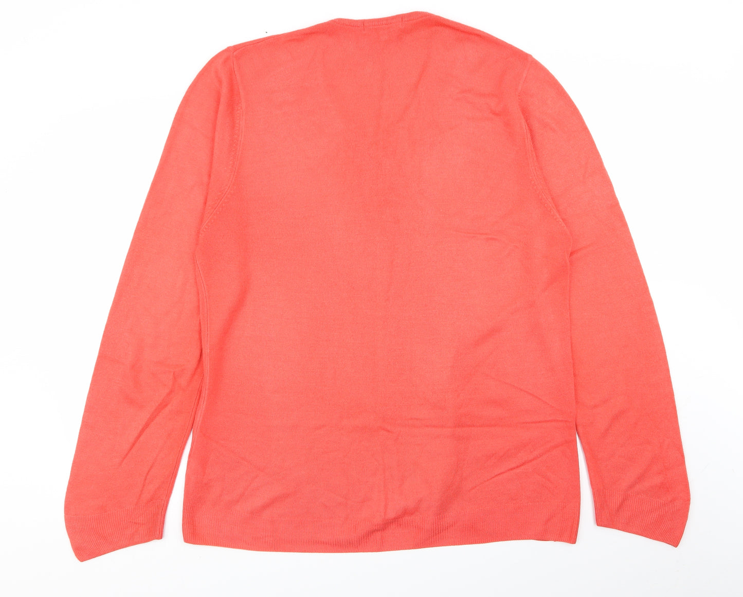 M&S Mens Red   Pullover Jumper Size XL