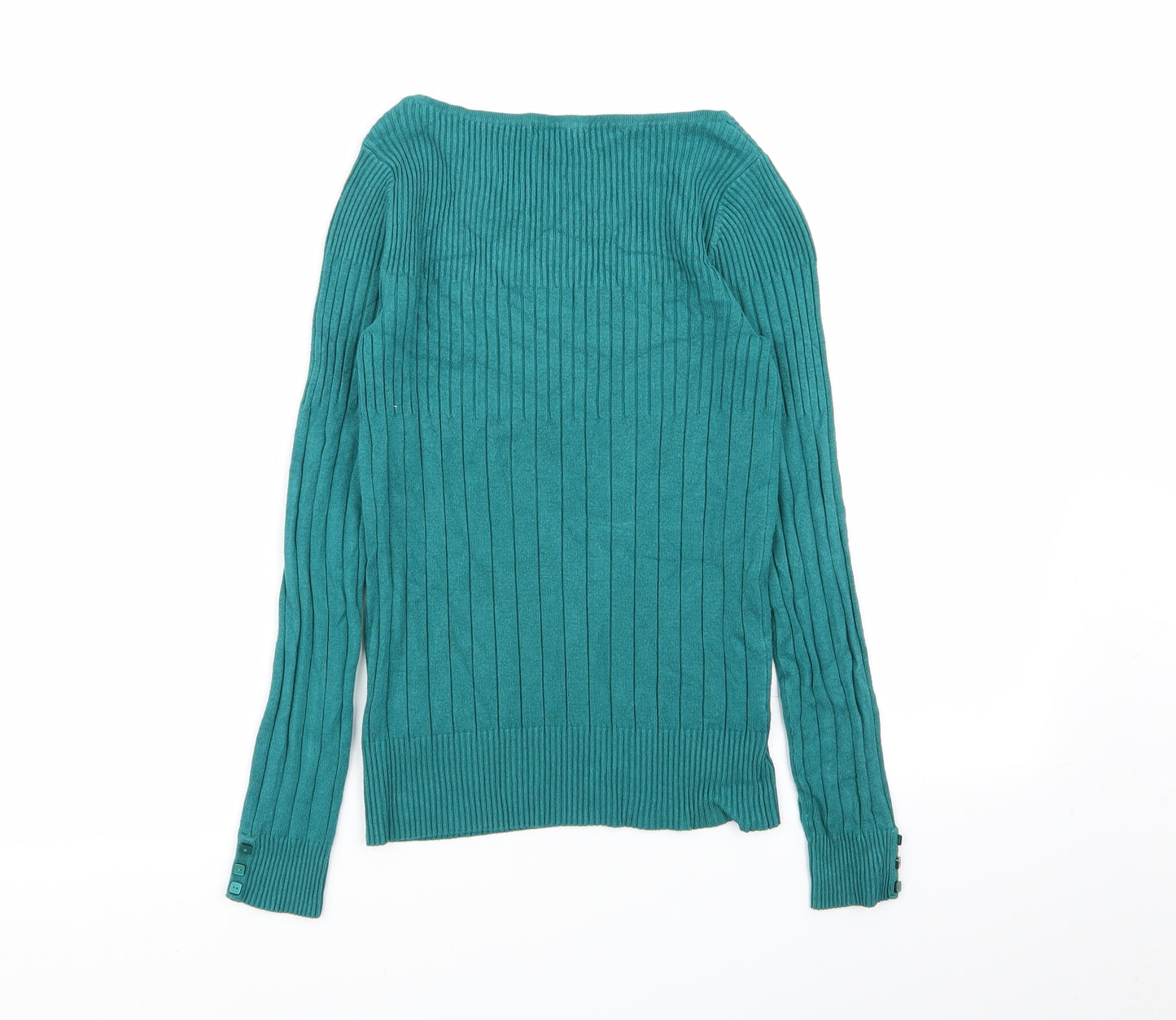 M&S Womens Green   Basic T-Shirt Size 12