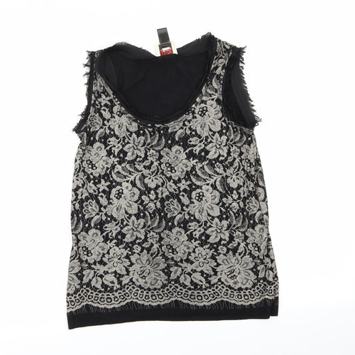 MNG Womens Multicoloured Floral  Basic Tank Size XS
