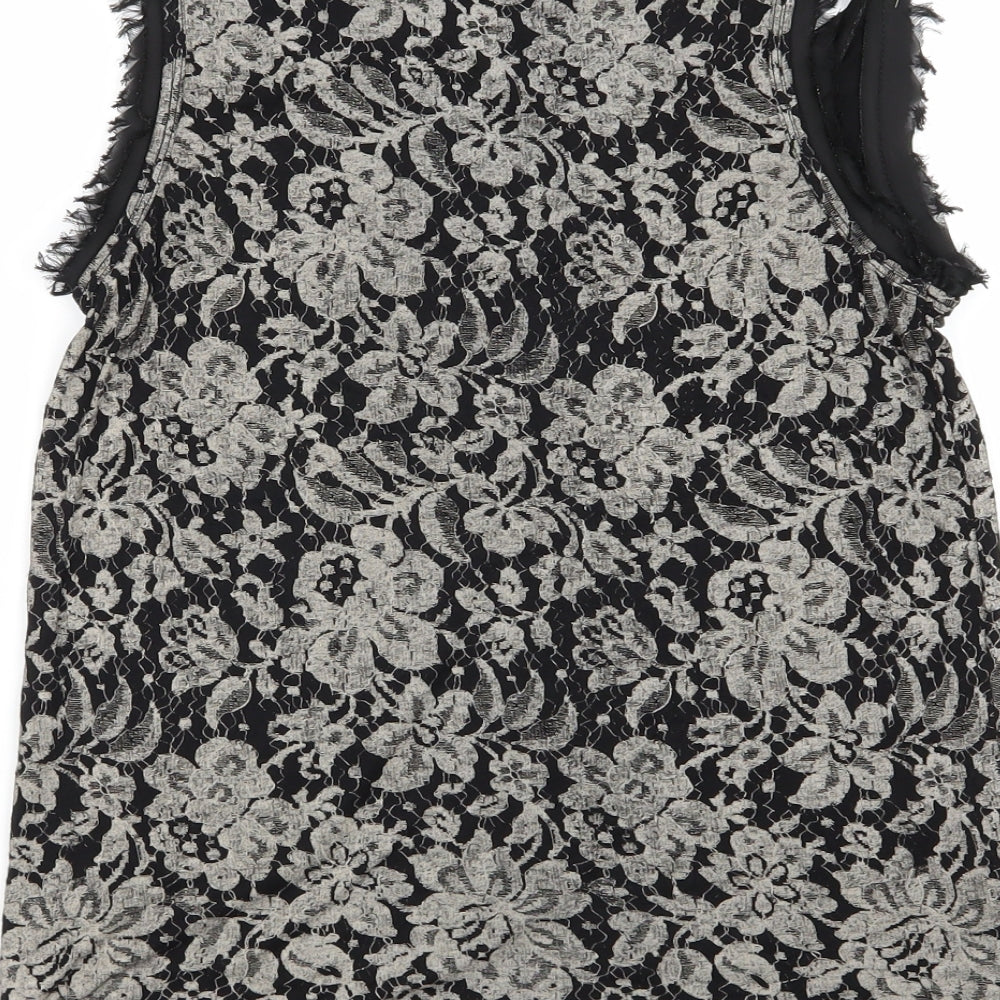 MNG Womens Multicoloured Floral  Basic Tank Size XS