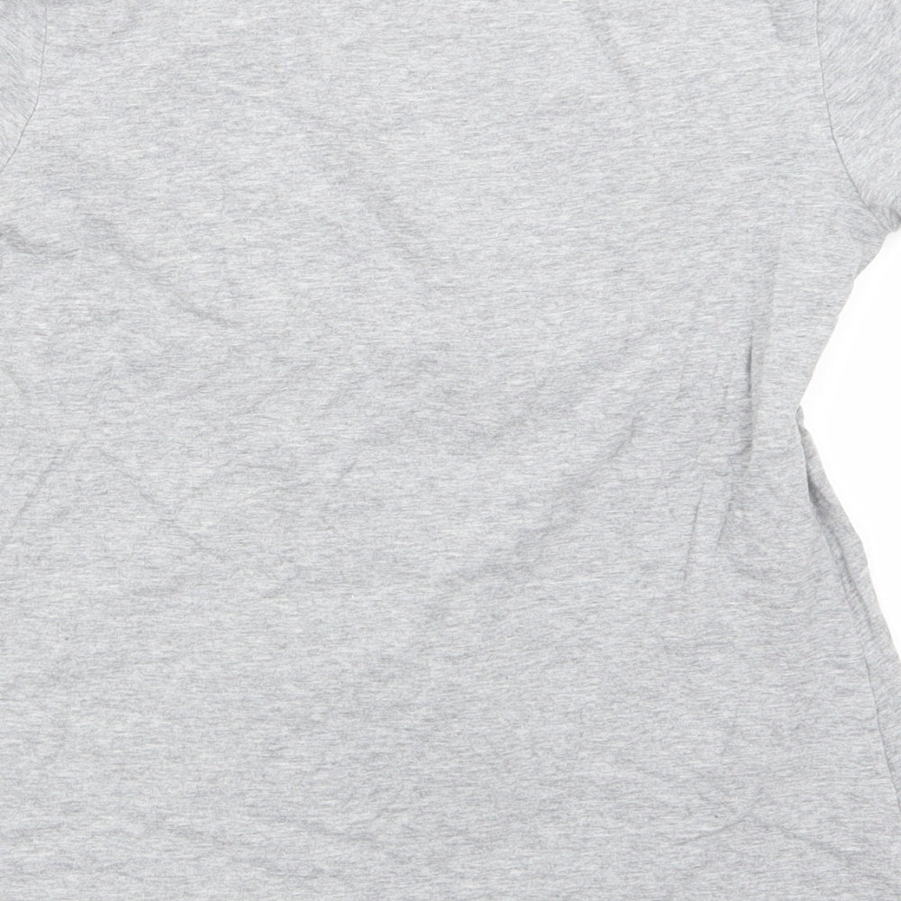 ESMARA Womens Grey   Basic T-Shirt Size 12