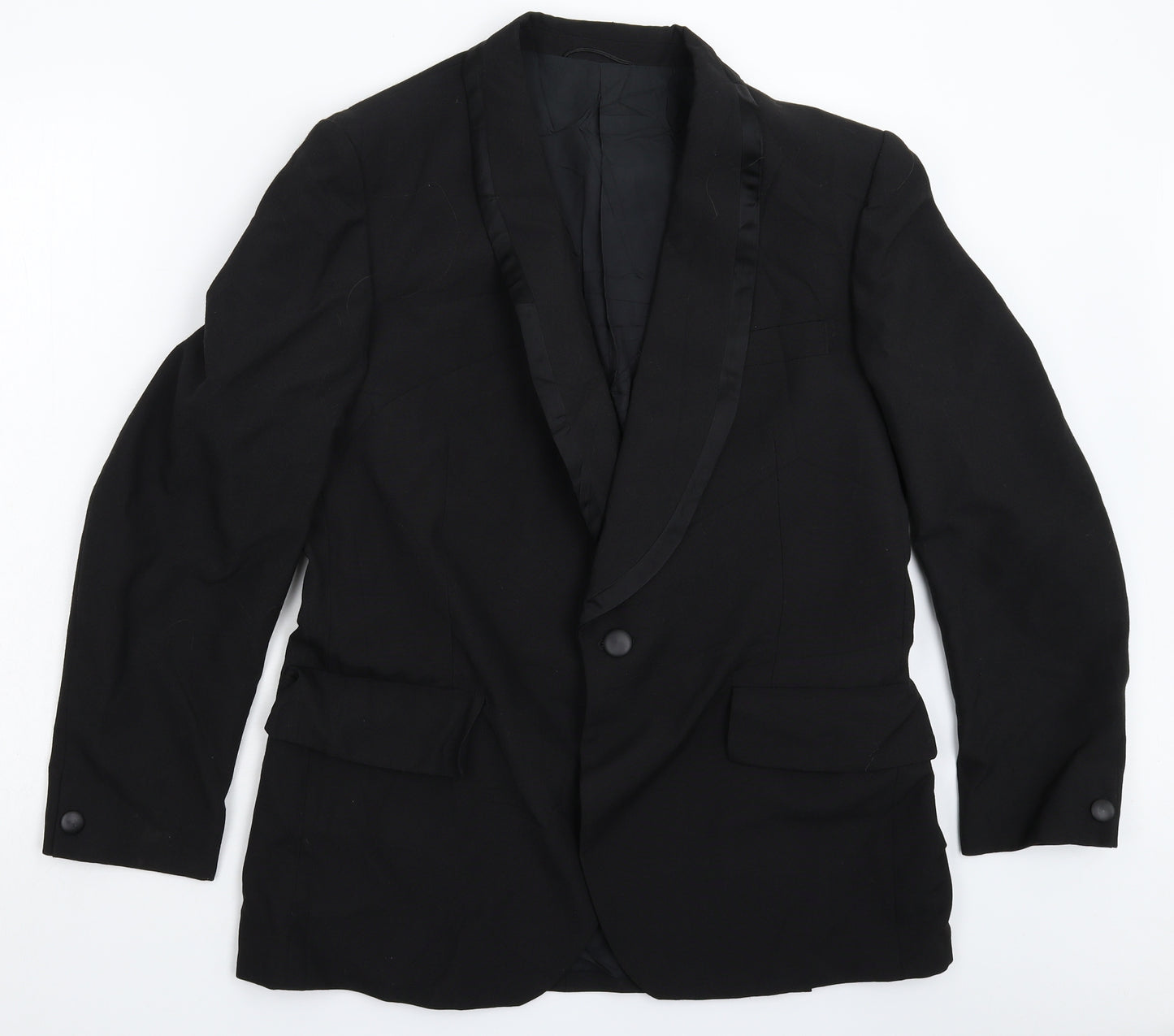 Sumrie Mens Black   Jacket Suit Jacket Size 40
